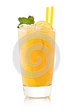 Refreshing cold lemon Cocktail