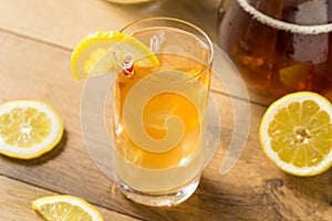 Refreshing Cold Lemonade and Iced Tea