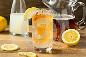 Refreshing Cold Lemonade and Iced Tea