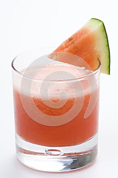 Refreshing cold watermelon juice