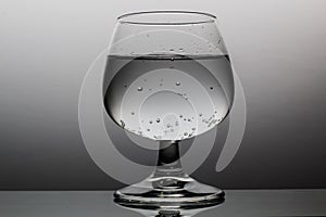 Refreshing drink in Wineglass