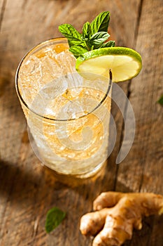 Refreshing Golden Ginger Beer