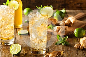 Refreshing Golden Ginger Beer