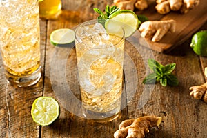 Refreshing Golden Ginger Beer