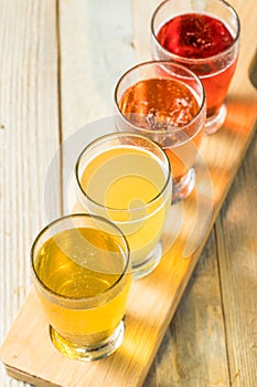 Refreshing Hard Cider Flight