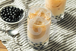 Refreshing Homemade Boba Milk Tea