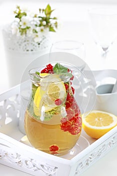 Refreshing ice tea