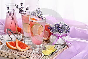 Refreshing lavender paloma