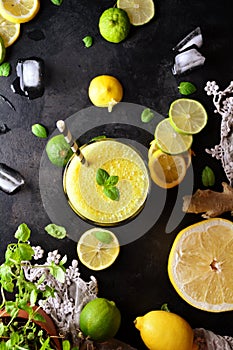 Refreshing Lemon, Lime and Ginger Smoothie