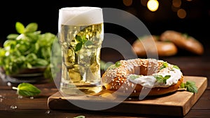 Refreshing Mojito With Bagel: A Pop-culture-infused Belgian Tripel Delight photo
