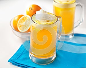 Refreshing Orange Soda Float