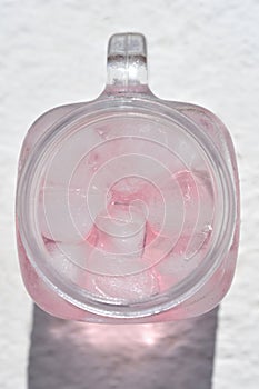 Refreshing pink drink