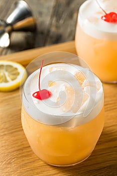 Refreshing Raki Vodka Sour Cocktail