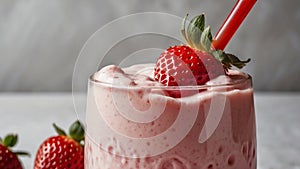Refreshing Strawberry Milkshake. Strawberry Milkshake. Classic Strawberry Milkshake.
