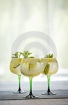 Refreshing summer non- alcoholic cocktails