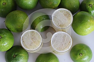 Refreshing sweet lime with nutritious chia seeds, perfect for a healthy lifestyle