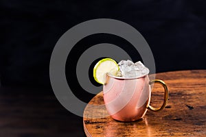 Refreshing Vodka Moscow Mule Cocktail