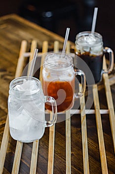 Refreshment drinks Thai ice tea