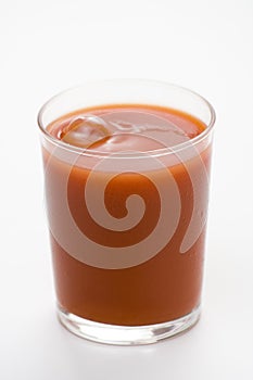 Refreshment and healthy diet drink tomato juice