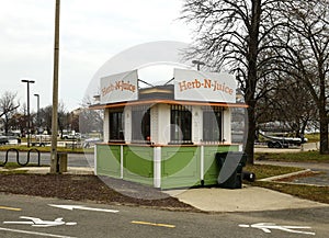 Refreshment Stand In Lincoln Park