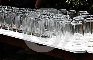 Refreshments, the glasses, Garden Party