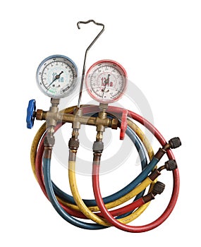 Refrigerant pressure gauges