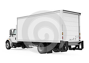 Refrigerated Truck Isolated