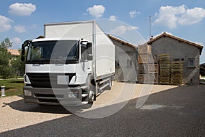 A REFRIGERATED TRUCK READY TO