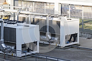 Refrigerating unit for realization chilled water photo