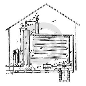 Refrigeration Apparatus controlling and esp or lowering vintage engraving