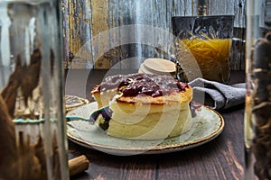 Refrigeration is the default method of preserving cheesecake.