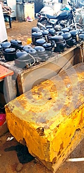 Refrigerator compressor at the workshop