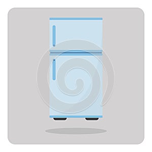 Refrigerator or fridge freezer icon.