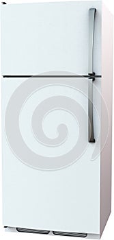 Refrigerator, Fridge, Kitchen Appliance, Isolated, White