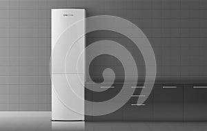 Refrigerator in the room