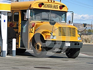 Refueling School Bus -2-12-09-010