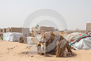 Refugee camp IDP - Internal displaced persons taking refuge from armed conflict between opposition groups and government.