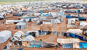 Refugee camp for syrian