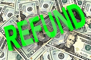 Refund on Money Background