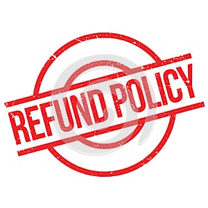 Refund Policy rubber stamp