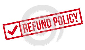 Refund Policy rubber stamp