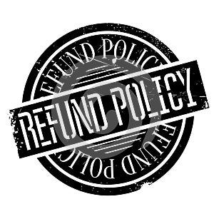 Refund Policy rubber stamp