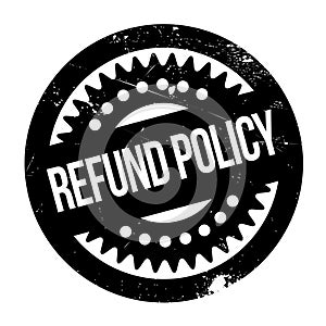 Refund Policy rubber stamp