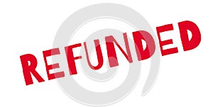 Refunded rubber stamp