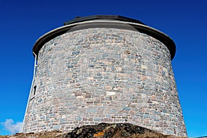 Refurbished Martello Tower in Saint John, NB, Canada