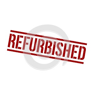 Refurbished Stamp, Refurbished Square Sign