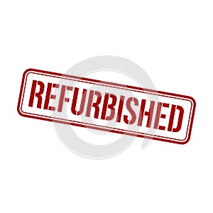 Refurbished Stamp, Refurbished Square Sign
