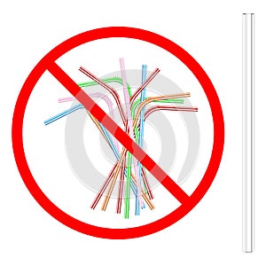 Refusal of disposable plastic drinking straw in favor of reusable glass drinking straw