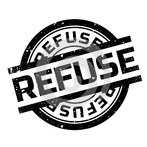 Refuse rubber stamp photo
