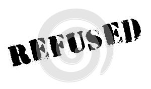 Refused rubber stamp